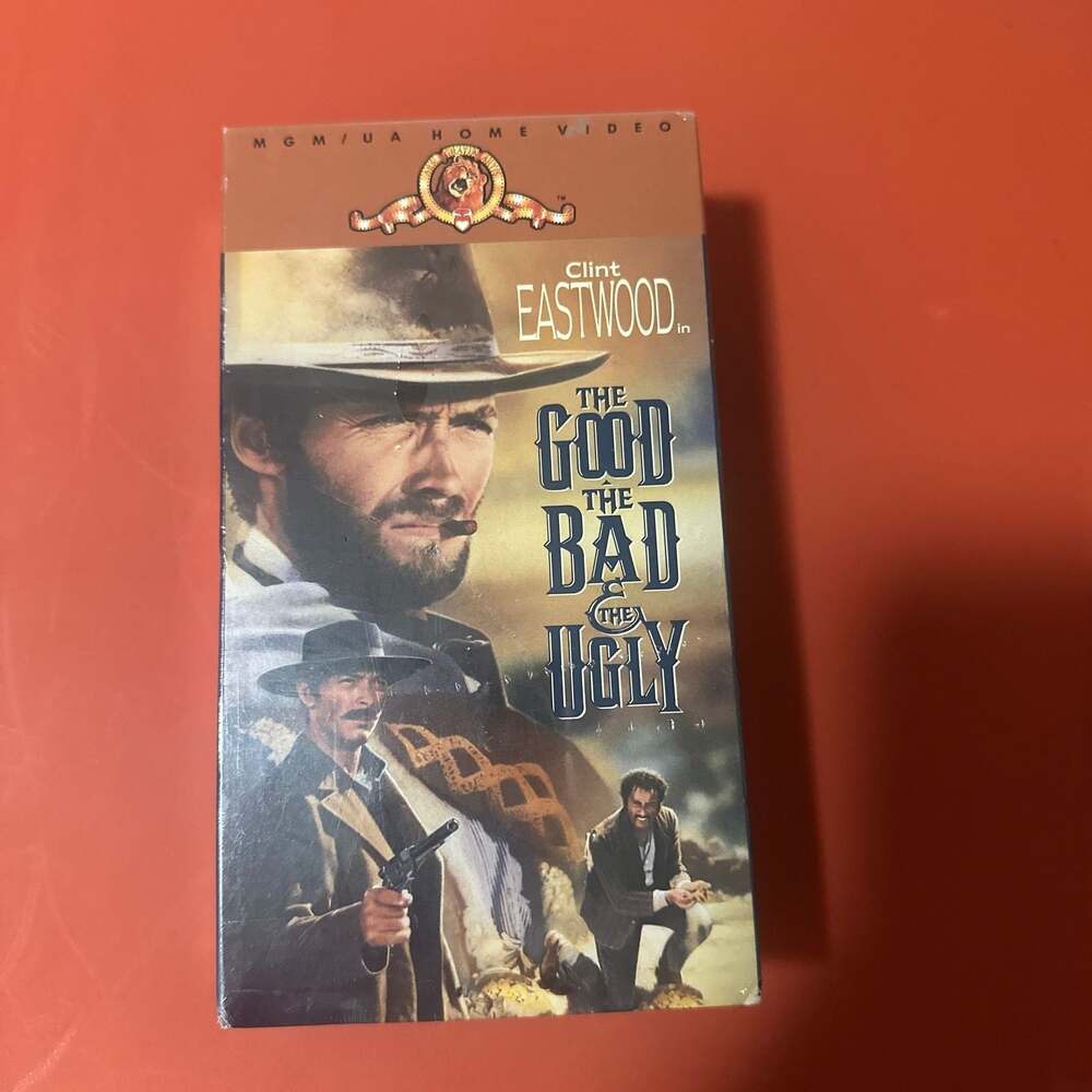 Clint Eastwood The Good The Bad & The Ugly VHS Movie